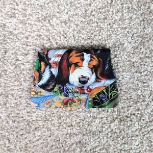 Colorful Dog Print Women's Clutch
